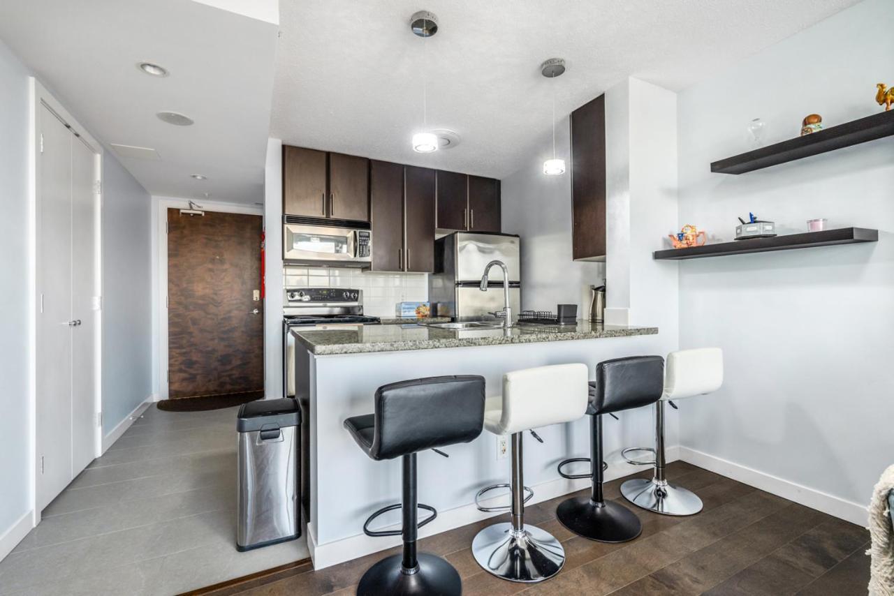 Downtown 1 Bedroom Water View Condo Vancouver Extérieur photo