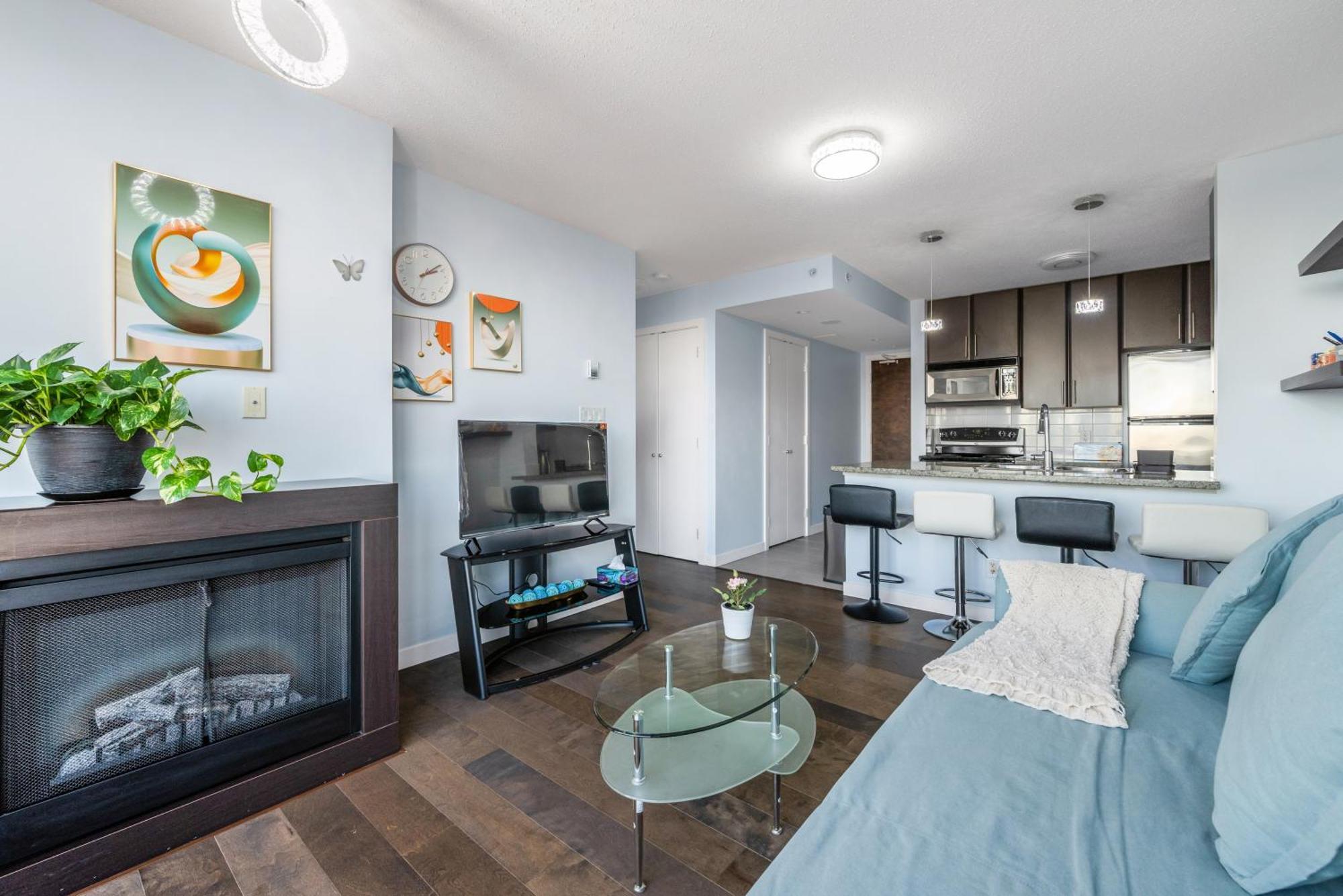 Downtown 1 Bedroom Water View Condo Vancouver Extérieur photo